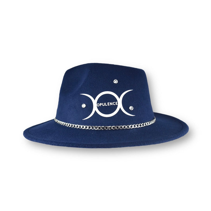 Opulence Classic Fedora - Navy