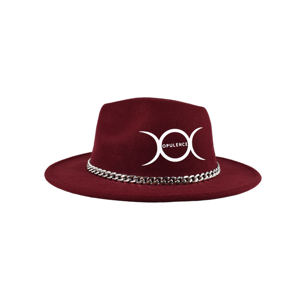 Opulence Classic Fedora - Maroon