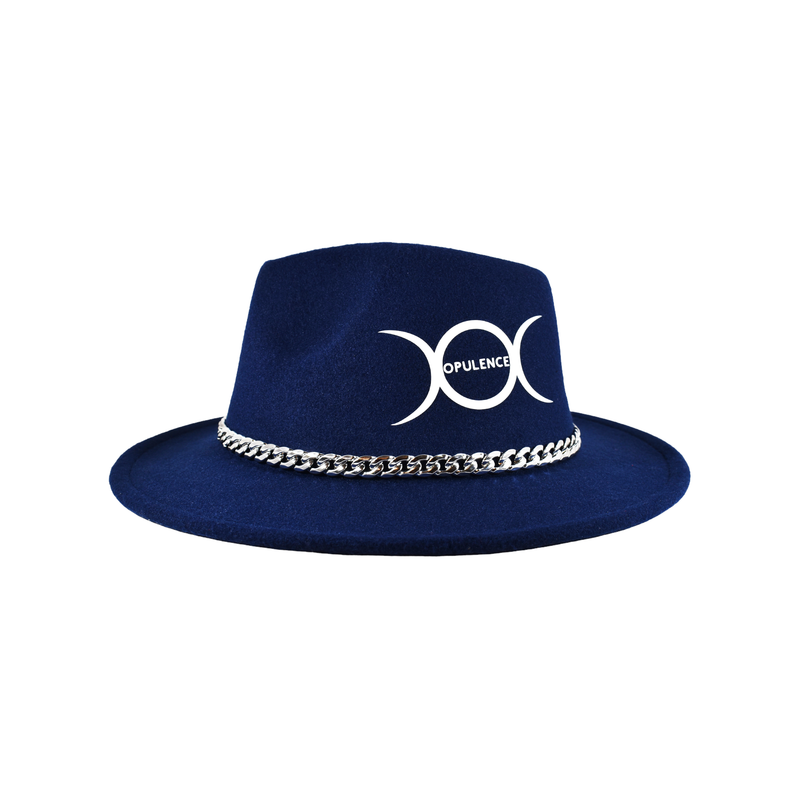 Opulence Classic Fedora - Navy