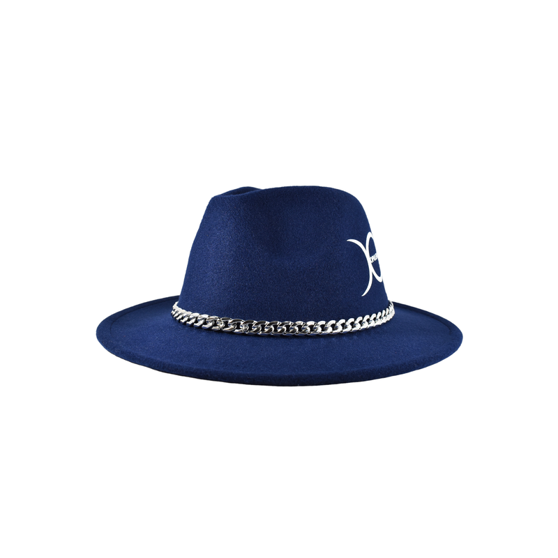 Opulence Classic Fedora - Navy