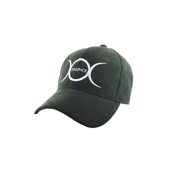 Opulence Classic Dad Hat - Forest Green Suede