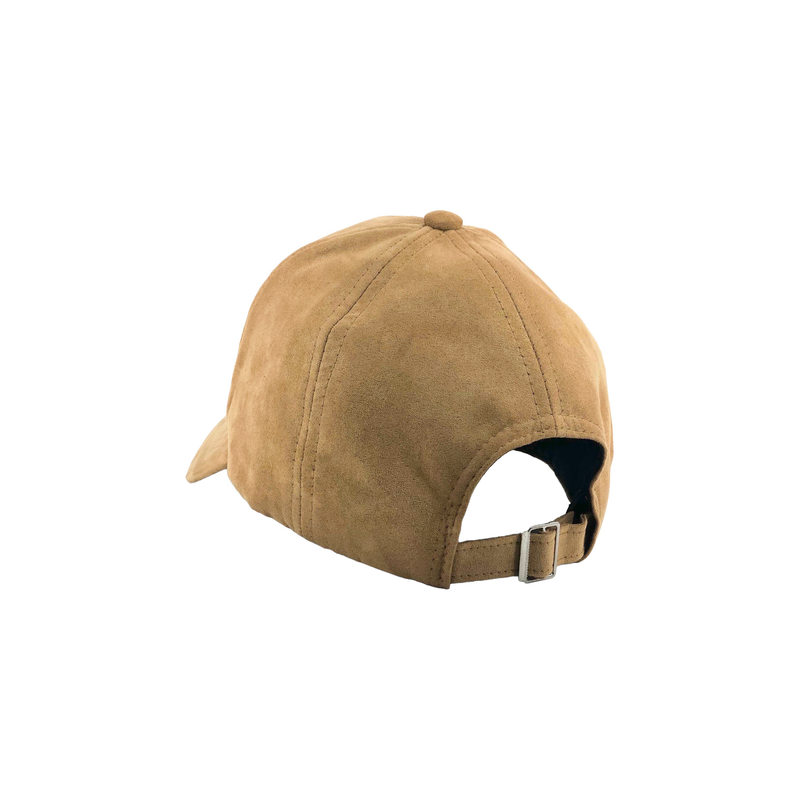 Opulence Classic Dad Hat - Khaki Suede