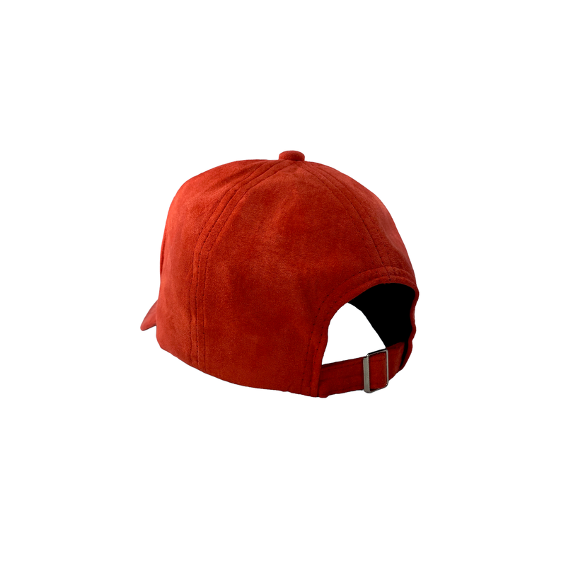 Opulence Classic Dad Hat - Red Suede